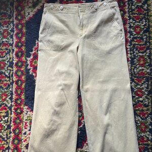 Talbots Women's Wide Leg Crop Pants Sz 8